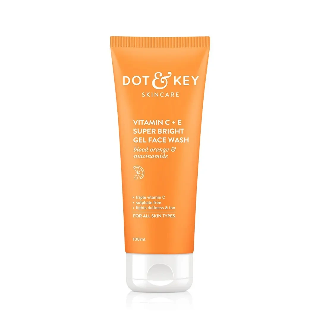 Dot & Key Vitamin C + E Gel Face Wash for Glowing Skin 100ml Dot & Key Vitamin C + E Gel Face Wash for Glowing Skin (100ml)