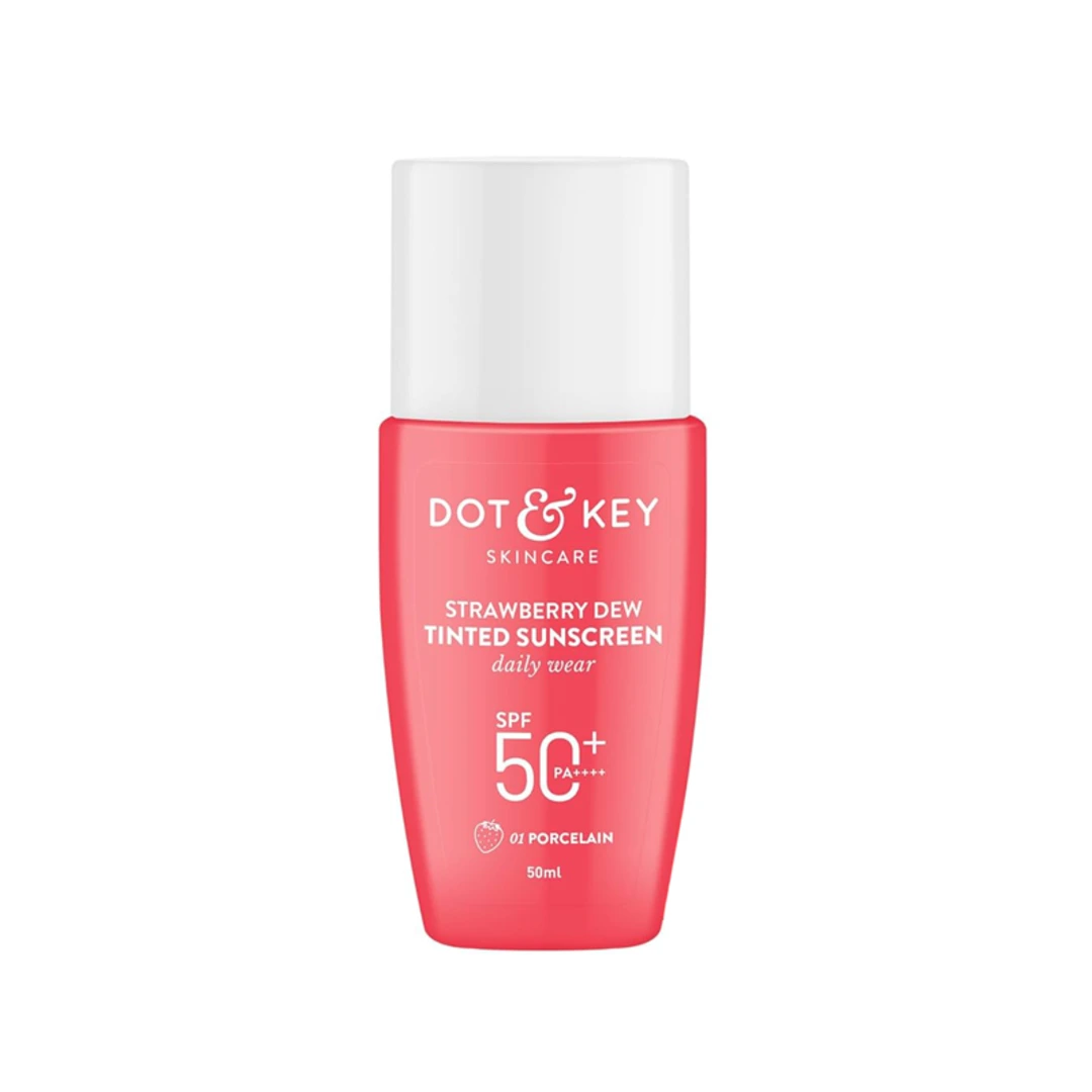 Dot and Key Strawberry Dew Tinted Sunscreen SPF 50 PA Dot and Key Strawberry Dew Tinted Sunscreen SPF 50+ PA++++