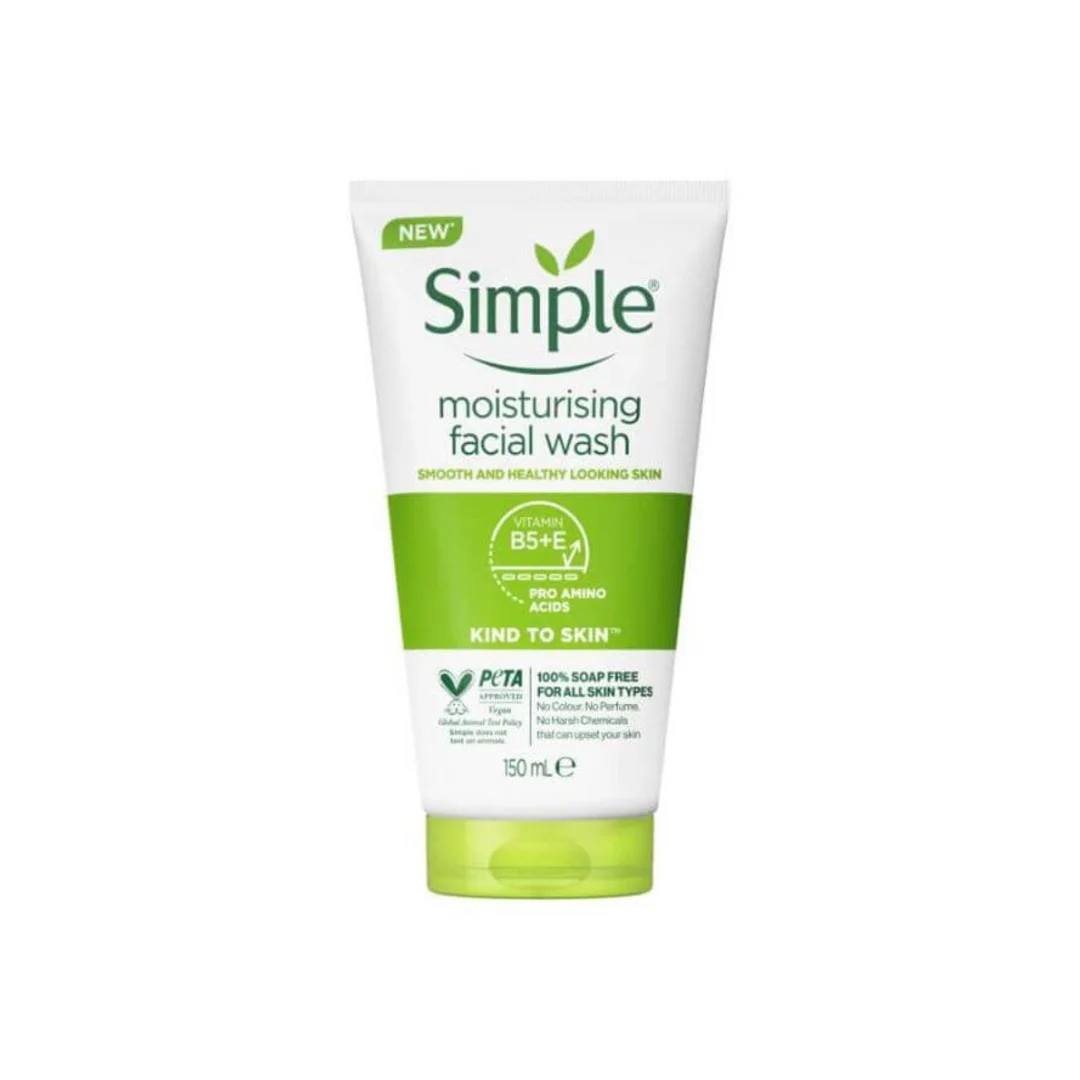 Simple Kind to Skin Moisturising Facial Wash 150ml Simple Kind to Skin Moisturising Facial Wash (150ml)