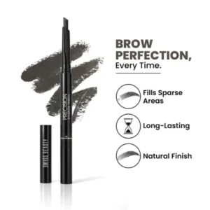 Swiss Beauty Precision Eyebrow Pencil - 04 Charcoal Black