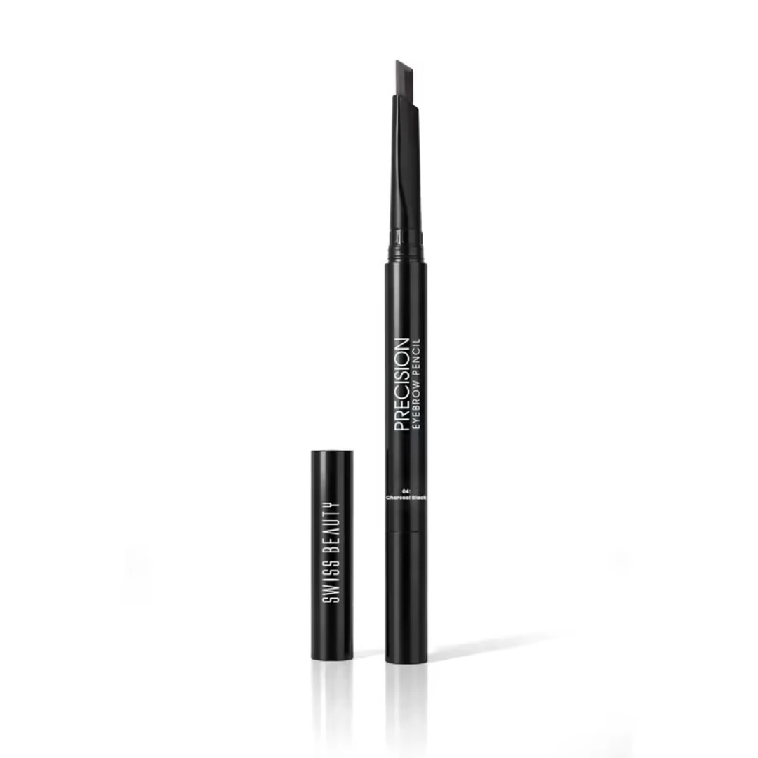 Swiss Beauty Precision Eyebrow Pencil - 04 Charcoal Black