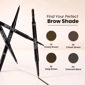 Swiss Beauty Precision Eyebrow Pencil - 04 Charcoal Black