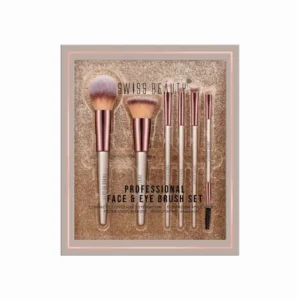 Swiss Beauty Professional Face & Eye Brush Set (6pcs)