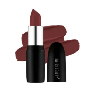 Swiss Beauty Pure Matte Lipstick - 225 Cafe Mocha 