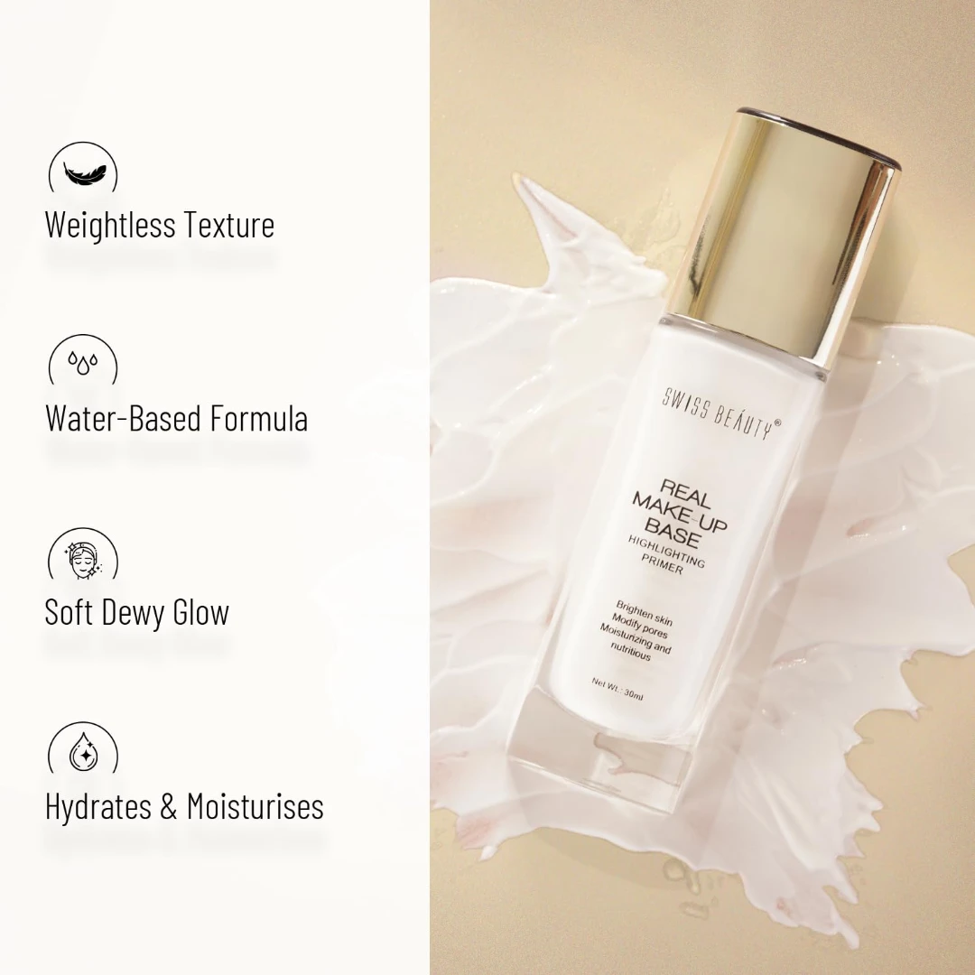 Swiss Beauty Real Makeup Base Highlighting Primer (32ml)