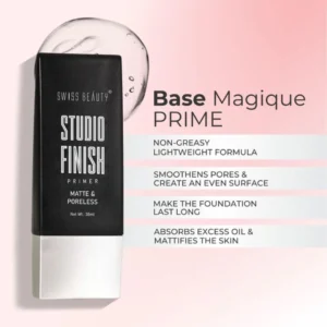 Swiss Beauty Studio Finish Primer Matte & Poreless (30ml)