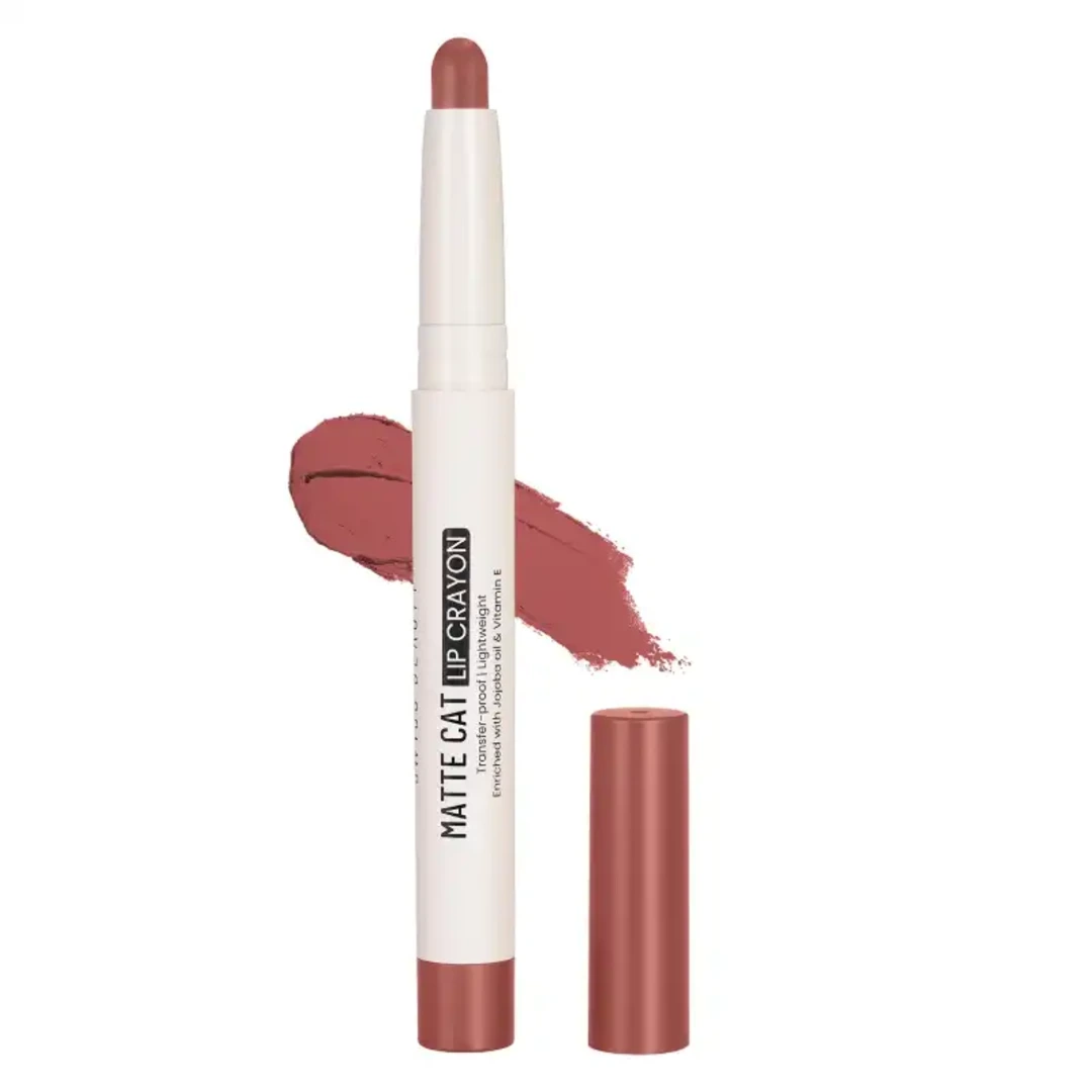 Swiss Beauty Matte Cat Lip Crayon - 01 Tangerine Buff Swiss Beauty Matte Cat Lip Crayon - 01 Tangerine Buff