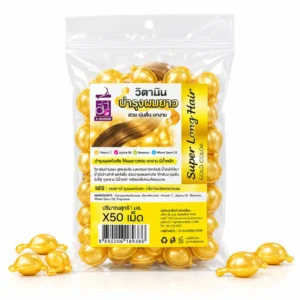A BONNE Super Long Hair Gold Color Hair Vitamin Capsules