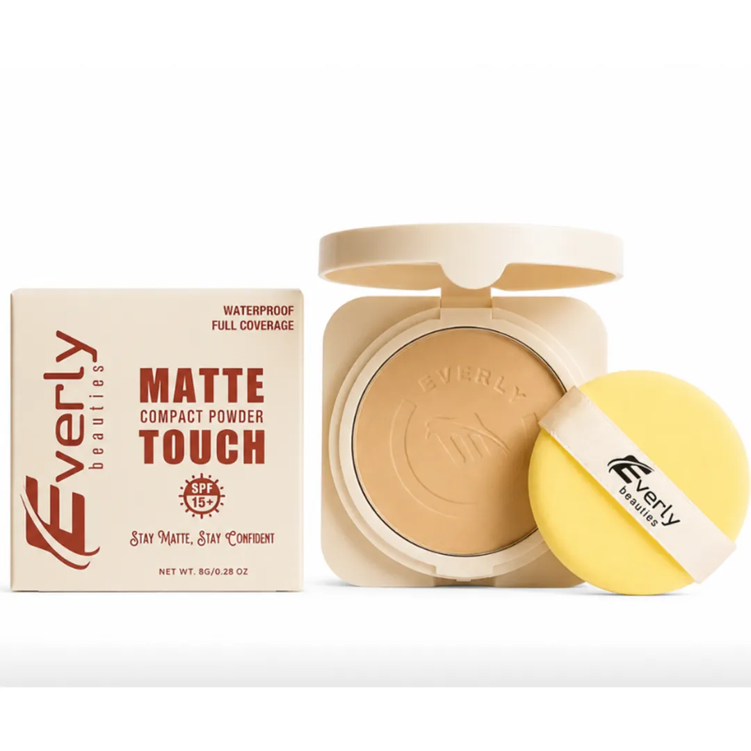Everly Beauties Matte Touch Compact Powder SPF15 (2) Everly Beauties Matte Touch Compact Powder SPF15+