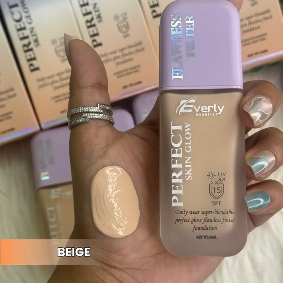 Everly Beauties Perfect Skin Glow Foundation SPF 15