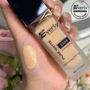 Everly Beauties Pure Matte Full Coverage Foundation with SPF 15+ (30ml)