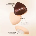 MAANGE 14pcs Brushes + 2pcs Air Cushion Puffs with Makeup Bag Set - Coffee