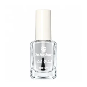 One Stop Beauty Transparent Nail Polish (12ml)