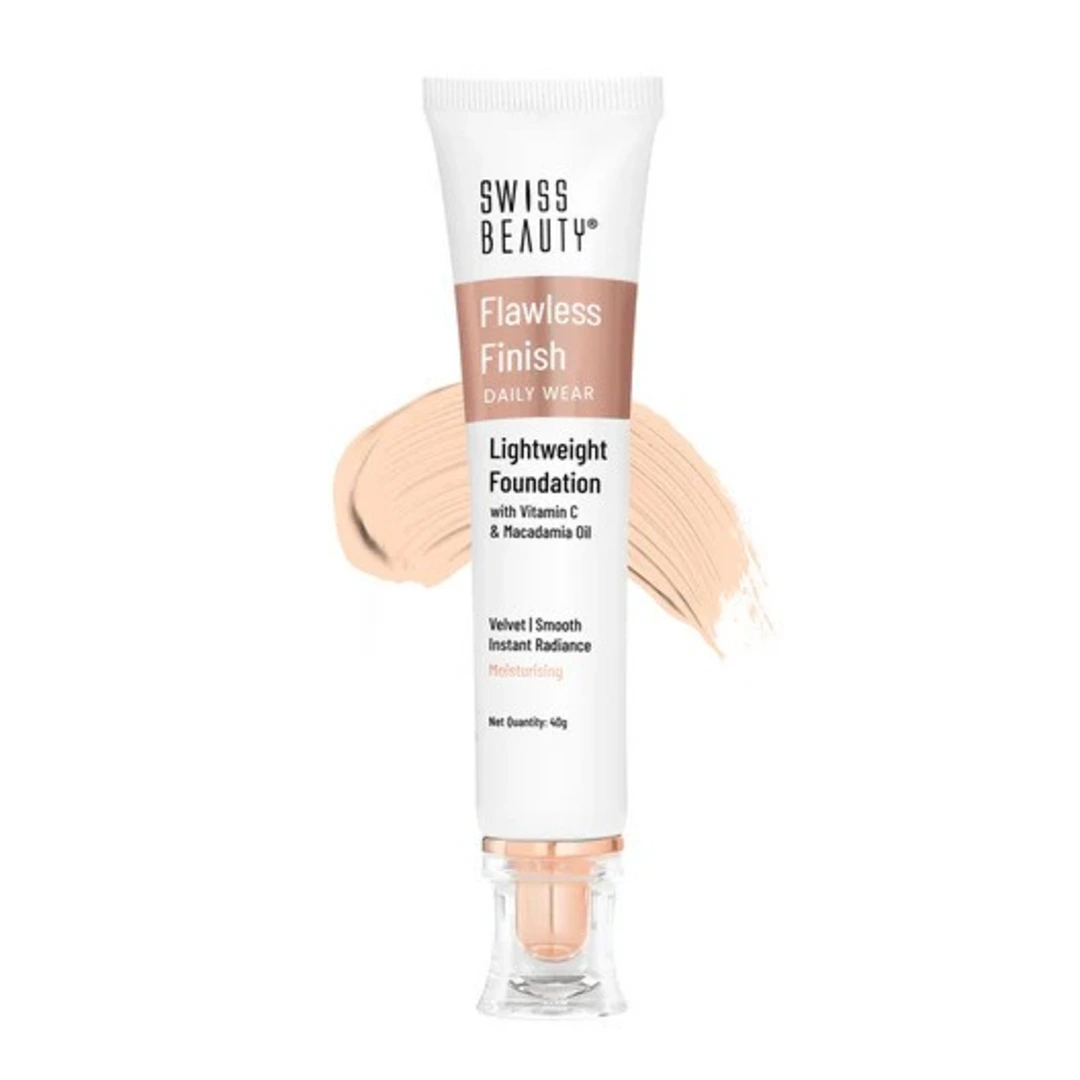 Swiss Beauty Flawless Finish Foundation - 02 Rose Blush Swiss Beauty Flawless Finish Foundation - 02 Rose Blush