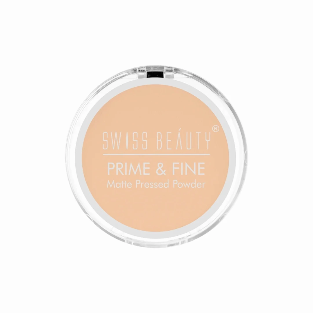 Swiss Beauty Prime Fine Matte Pressed Powder - 02 Very Natural Swiss Beauty Prime & Fine Matte Pressed Powder - 02 Very Natural