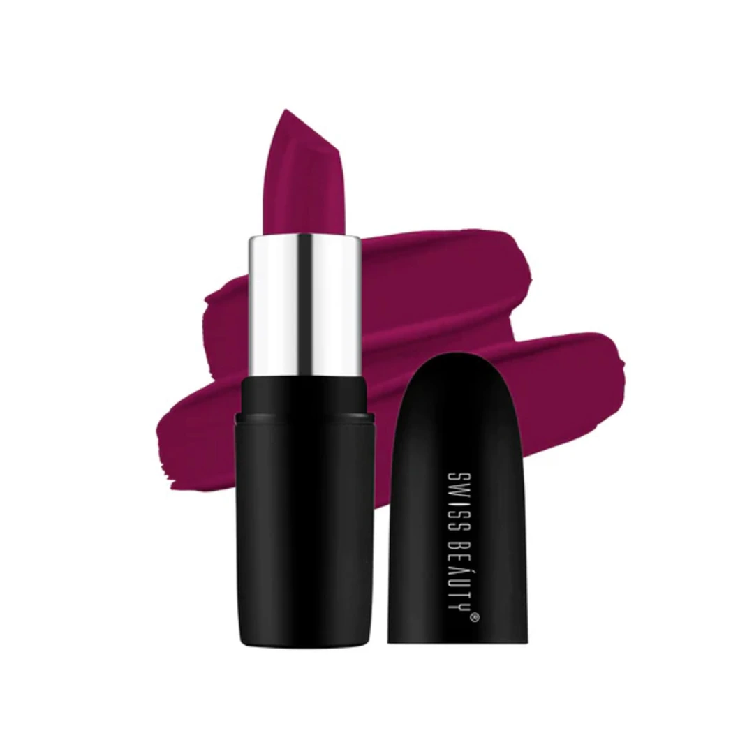 Swiss Beauty Pure Matte Lipstick – 212 Berry Swiss Beauty Pure Matte Lipstick – 212 Berry