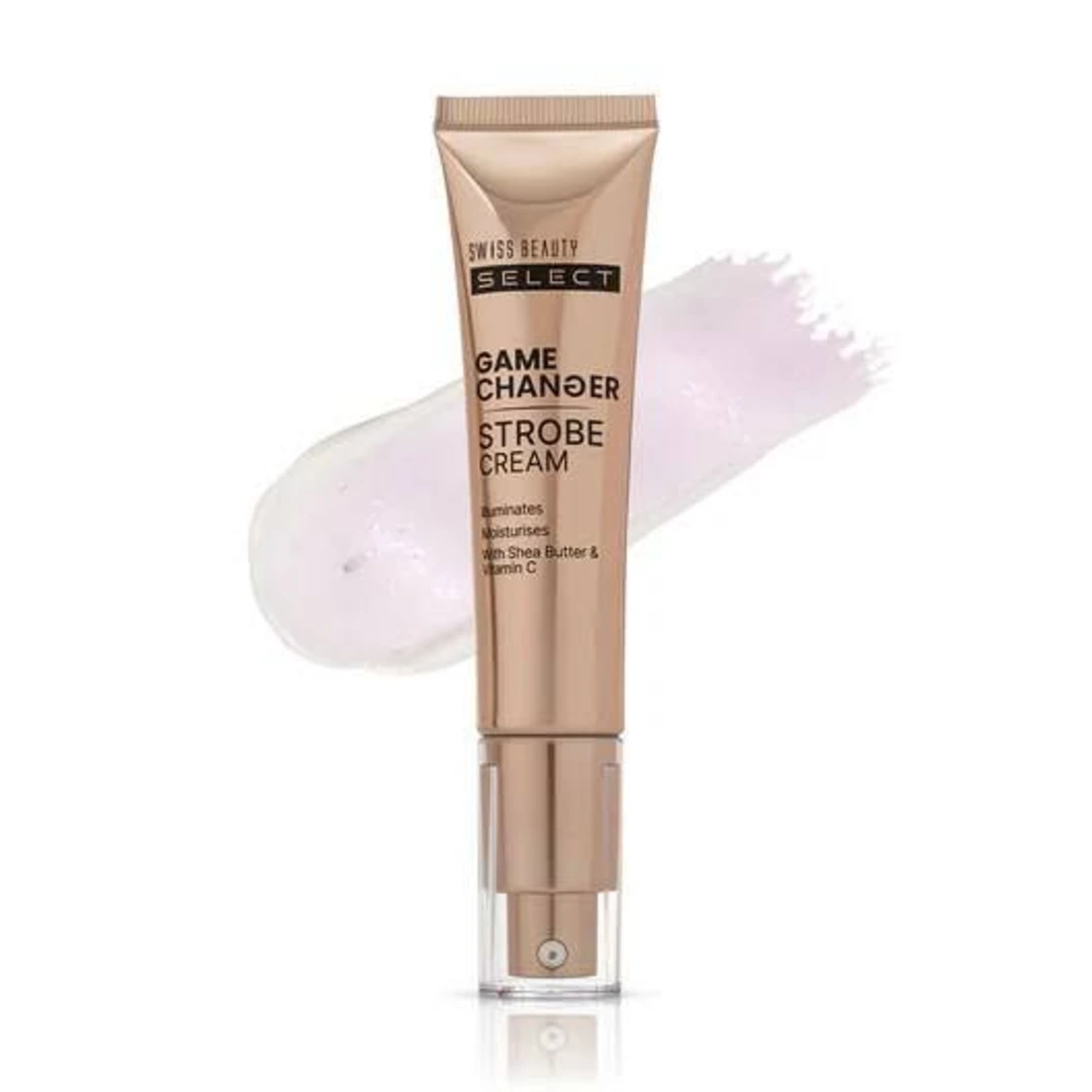 Swiss Beauty Select Game Changer Strobe Cream - 01 Pink Sheen (1) Swiss Beauty Select Game Changer Strobe Cream - 01 Pink Sheen