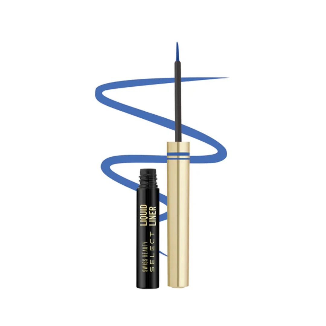 Swiss Beauty Select Here To Stay Liquid Eyeliner 01 Wonderlust Blue