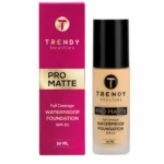TRENDY Beauties Pro Matte Full Coverage Waterproof Foundation SPF20 (30ml)