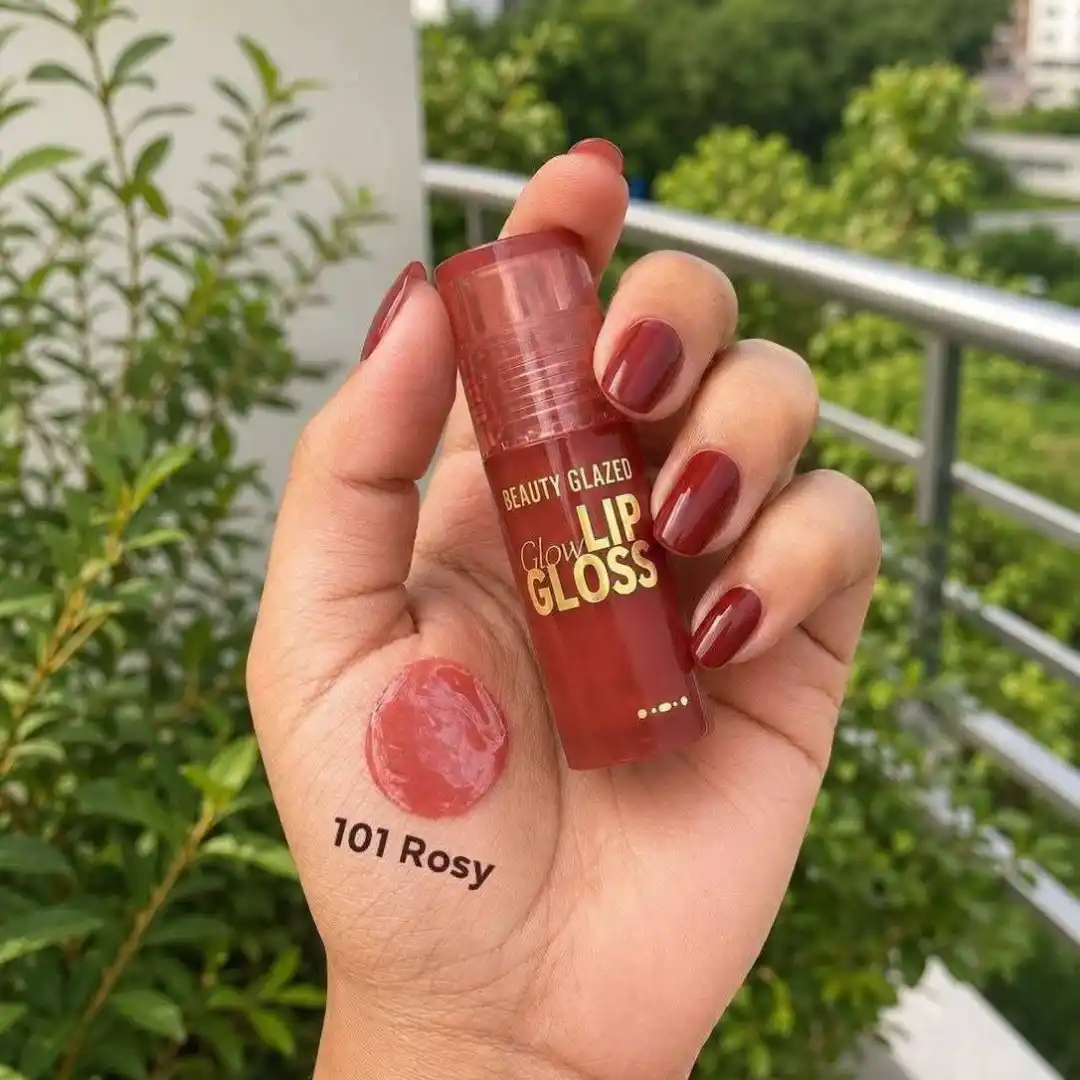 101 Rosy Beauty Glazed Glow Lip Gloss