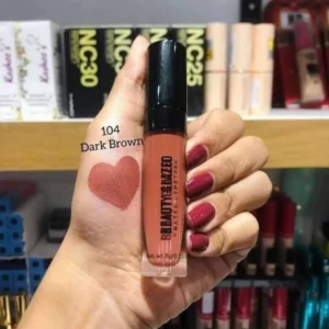 Beauty Glazed Silky Smoothness Matte Lipstick - 104 Dark Brown