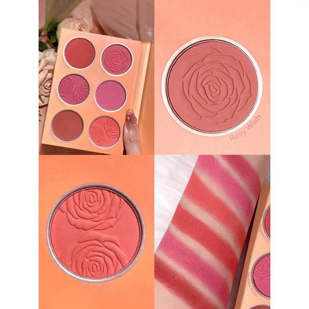 SHEGLAM Floral Flush Blush Palette - Cottage Core Garden